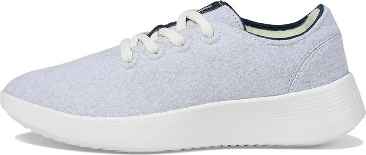 Allbirds Wool Runner 2 Women's Shoes Light Grey/True Navy (Blizzard) : 8.5 B - Medium - Image 6
