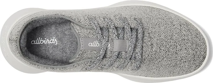 Allbirds Wool Runner 2 Women's Shoes Medium Grey (Blizzard) : 5 B - Medium - Image 2