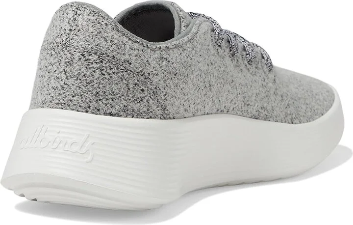 Allbirds Wool Runner 2 Women's Shoes Medium Grey (Blizzard) : 5 B - Medium - Image 4