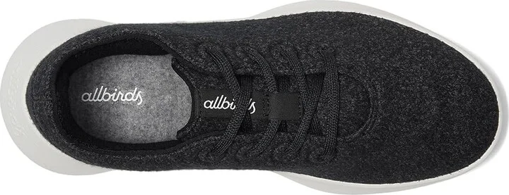 Allbirds Wool Runner 2 Women's Shoes Natural Black (Blizzard) : 7.5 B - Medium - Image 2