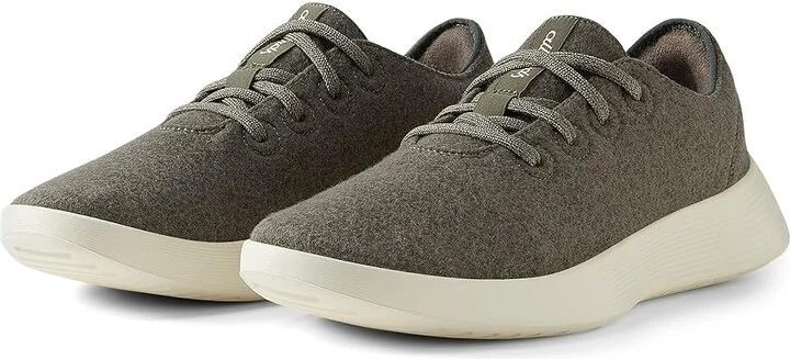 Allbirds Wool Runner 2 Women's Shoes Rugged Green (Stony Cream) : 6 B - Medium