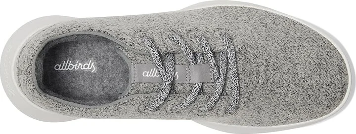 Allbirds Wool Runner Go Men's Shoes Medium Grey (Blizzard) : 12 D - Medium - Image 2