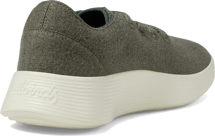 Allbirds Wool Runner Go Men's Shoes Rugged Green (Stony Cream) : 11.5 D - Medium - Image 4