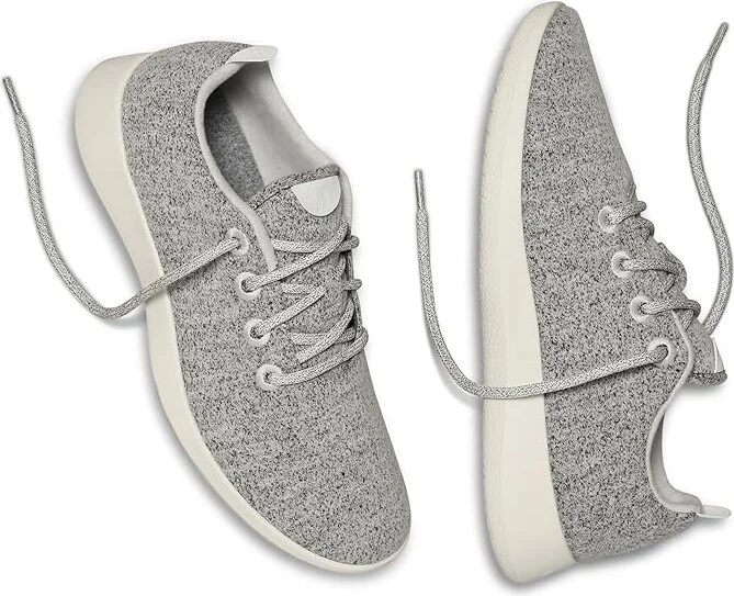 Allbirds Wool Runner Men's Shoes Dapple Grey (Cream) : 10 D - Medium - Image 3
