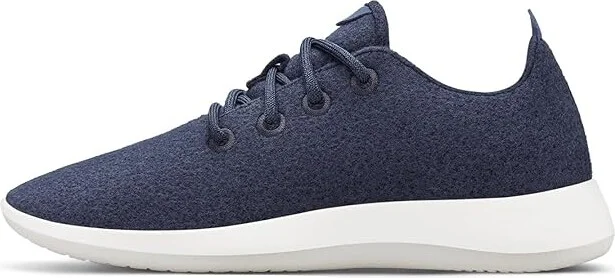 Allbirds Wool Runner Men's Shoes Hazy Indigo (Blizzard) : 9 D - Medium - Image 5