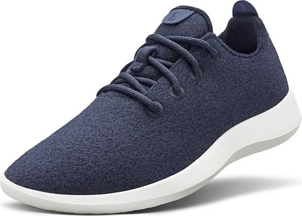 Allbirds Wool Runner Men's Shoes Hazy Indigo (Blizzard) : 9 D - Medium