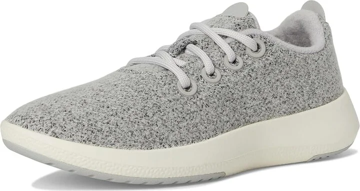 Allbirds Wool Runner Mizzle Women's Shoes Light Grey (Natural White) : 5 B - Medium - Image 5