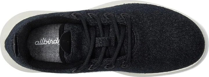 Allbirds Wool Runner Mizzle Women's Shoes Natural Black (Natural White) : 6 B - Medium - Image 2
