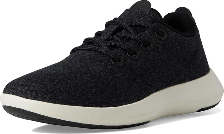 Allbirds Wool Runner Mizzle Women's Shoes Natural Black (Natural White) : 6 B - Medium - Image 5