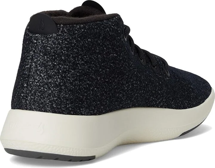 Allbirds Wool Runner-up Mizzle Men's Shoes Dark Grey (Natural White) : 12 D - Medium, Lace/Vinyl/Wool - Image 4