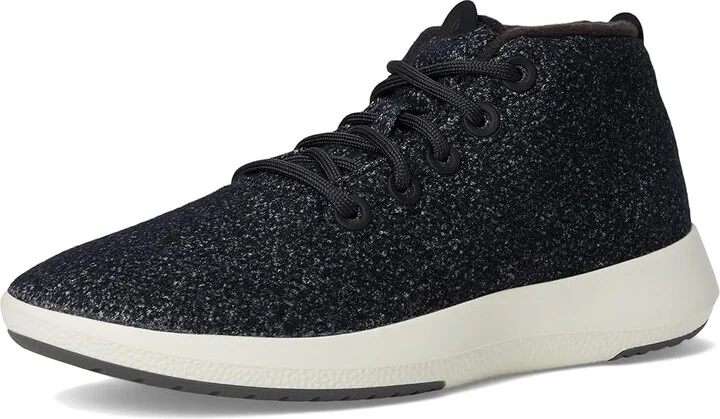 Allbirds Wool Runner-up Mizzle Men's Shoes Dark Grey (Natural White) : 12 D - Medium, Lace/Vinyl/Wool - Image 5