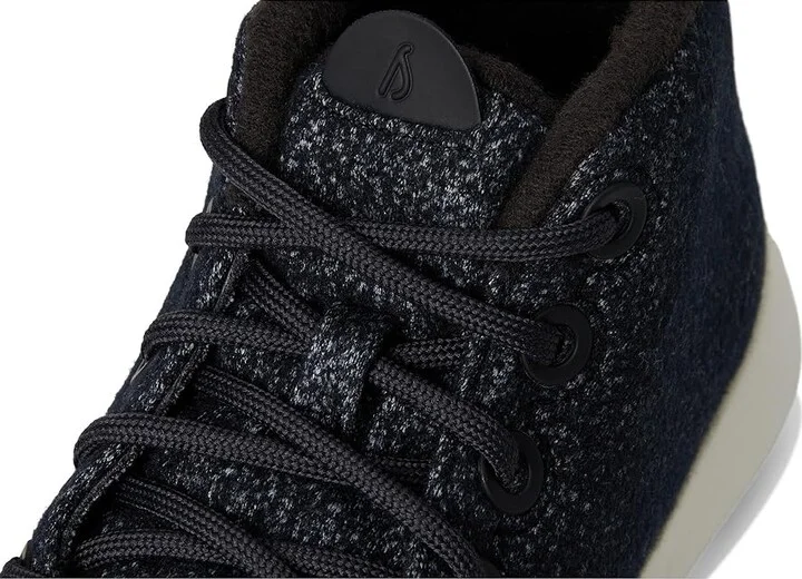 Allbirds Wool Runner-up Mizzle Men's Shoes Dark Grey (Natural White) : 12 D - Medium, Lace/Vinyl/Wool - Image 7