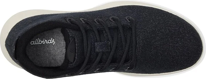 Allbirds Wool Runner-up Mizzle Men's Shoes Nat Black (Natural White) : 8 D - Medium, Lace/Vinyl/Wool - Image 2