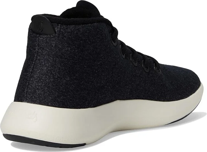 Allbirds Wool Runner-up Mizzle Men's Shoes Nat Black (Natural White) : 8 D - Medium, Lace/Vinyl/Wool - Image 4