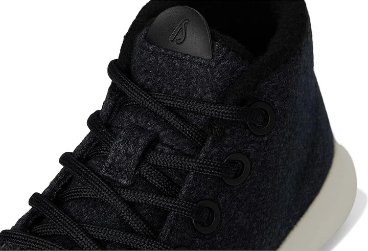 Allbirds Wool Runner-up Mizzle Men's Shoes Nat Black (Natural White) : 8 D - Medium, Lace/Vinyl/Wool - Image 7