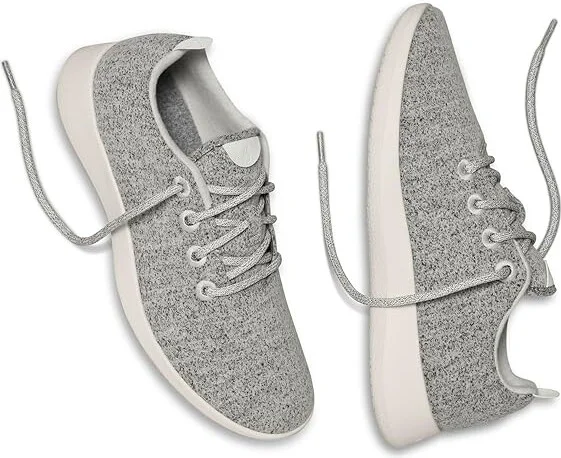 Allbirds Wool Runner Women's Shoes Dapple Grey (Cream) : 8 B - Medium - Image 3