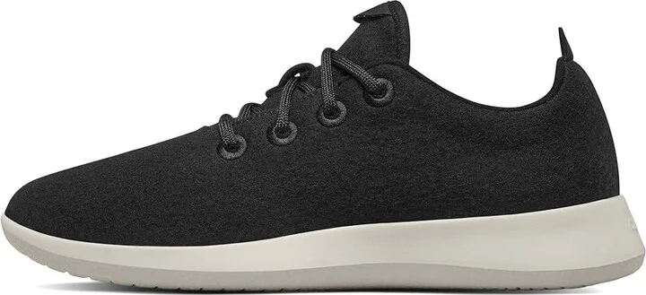 Allbirds Wool Runner Women's Shoes True Black (Cream) : 8 B - Medium - Image 4