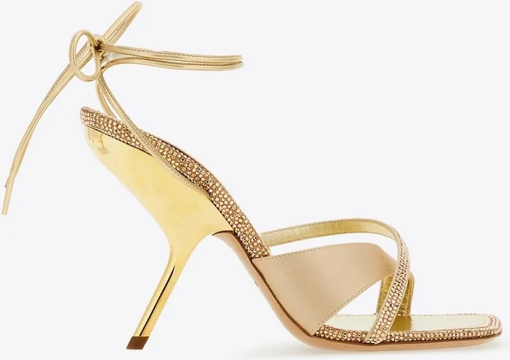 Allegra 105 Crystal Embellished Sandals