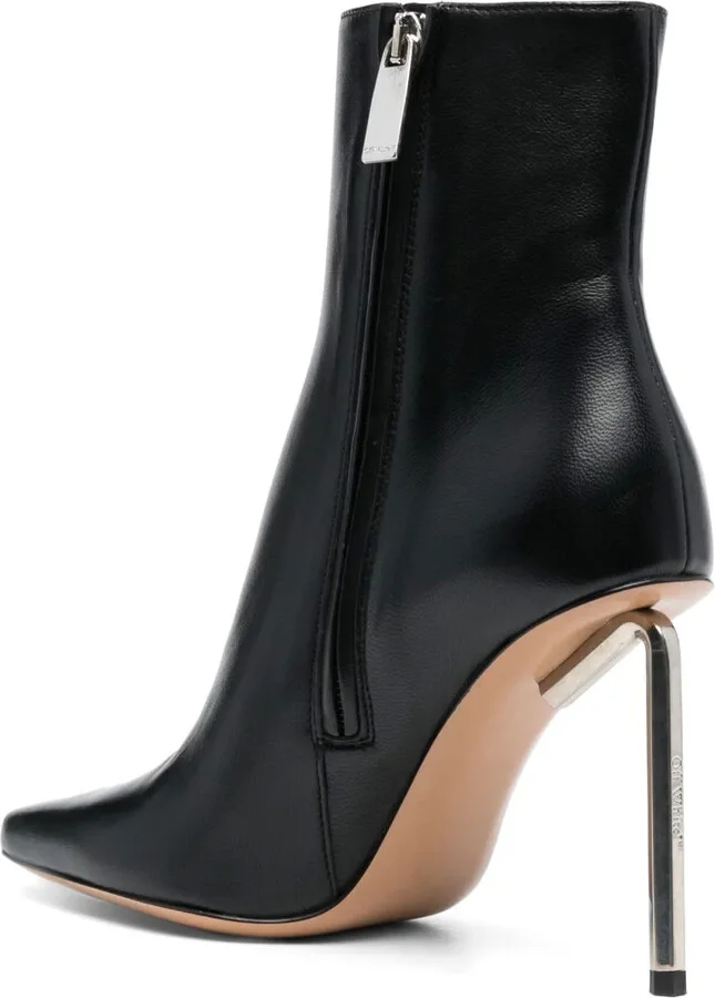 Allen 100mm leather ankle boots - Image 3
