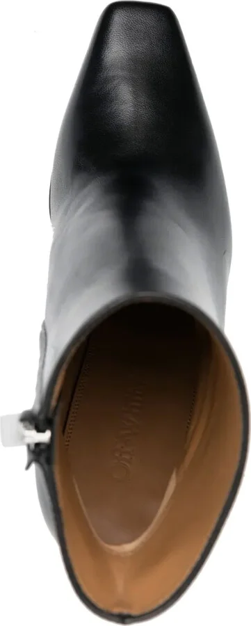 Allen 100mm leather ankle boots - Image 4