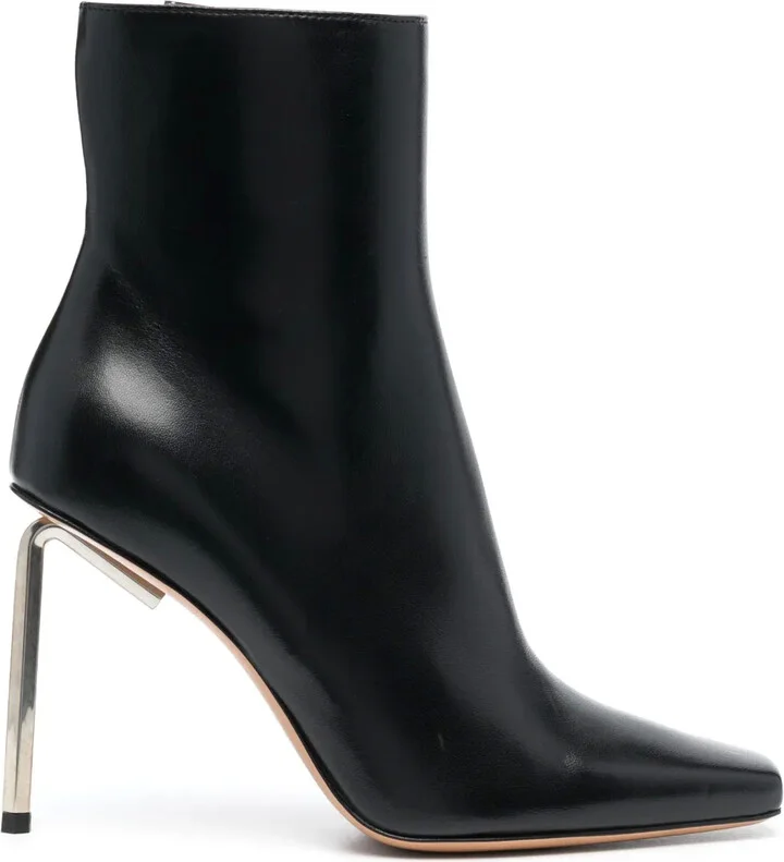 Allen 100mm leather ankle boots