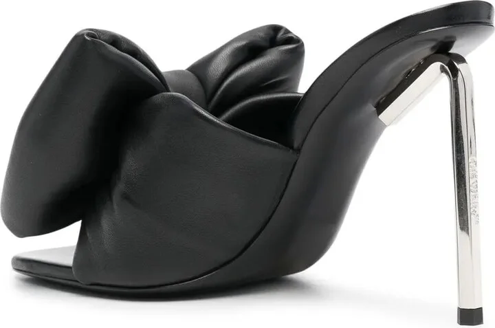 Allen Bow metal heel mules - Image 3