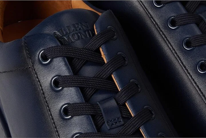 Allen Edmonds Barnes Men's Shoes Navy Blue Leather : 10 D (M) - Image 7