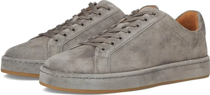 Allen Edmonds Barnes Men's Shoes Piombo Grey Suede : 9.5 D (M), Leather
