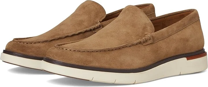 Allen Edmonds Carson Venet Loafer/Moc Shoes Men's Shoes Tobacco Leather : 10.5 D (M), Leather/Suede