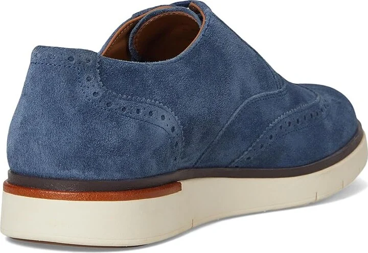 Allen Edmonds Carson Wing Oxford Shoes Men's Shoes Denim Suede : 8.5 D (M), Leather - Image 4