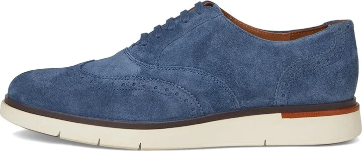 Allen Edmonds Carson Wing Oxford Shoes Men's Shoes Denim Suede : 8.5 D (M), Leather - Image 6
