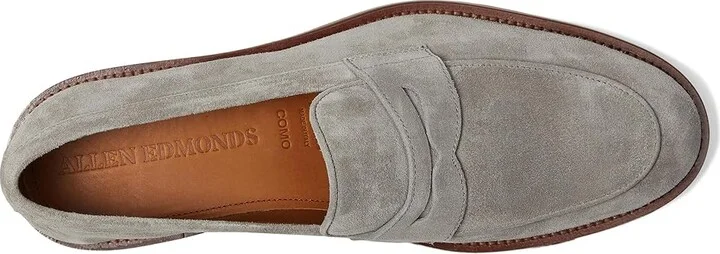 Allen Edmonds Como Loafer/Moc Shoes Men's Slip on Shoes Piombo Grey Leather : 12 D (M) - Image 2