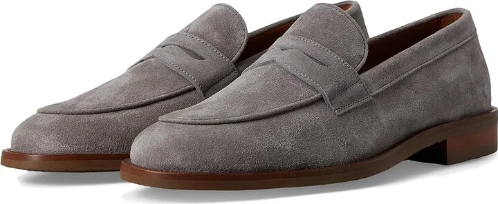 Allen Edmonds Como Loafer/Moc Shoes Men's Slip on Shoes Piombo Grey Leather : 12 D (M)