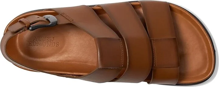 Allen Edmonds Damien Fisherman Sandals Men's Sandals Luggage Leather : 9 D (M), Suede - Image 2