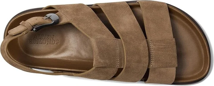 Allen Edmonds Damien Fisherman Sandals Men's Sandals Tobacco Leather : 13 D (M), Suede - Image 2