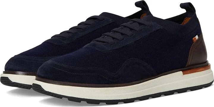 Allen Edmonds Easton Slip-on Shoes Men's Shoes Navy Knit Wool & Leather : 9 D (M)