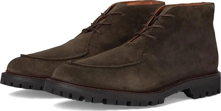 Allen Edmonds Graham Moccasins Men's Boots Loden Suede : 12 D (M), Leather/Rubber/Suede