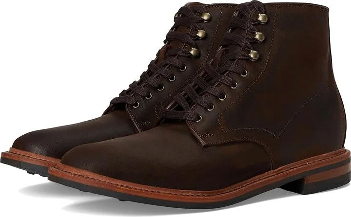 Allen Edmonds Higgins Mill Lace-Up Men's Boots Brown Waxed Suede : 11.5 D (M), Leather/Suede
