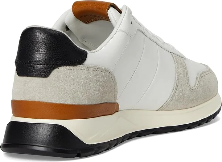 Allen Edmonds Lawson Lace Up Fashion Sneaker Men's Shoes White Leather : 7 D (M) - Image 4