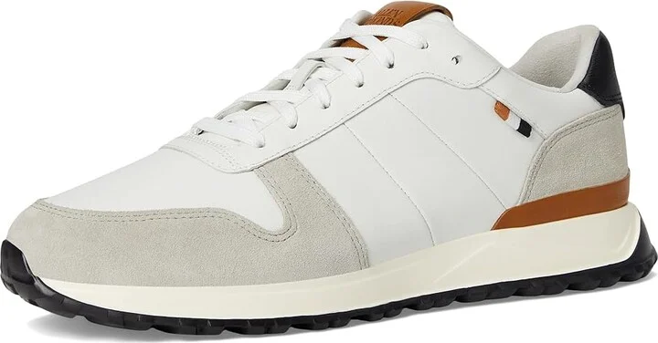 Allen Edmonds Lawson Lace Up Fashion Sneaker Men's Shoes White Leather : 7 D (M) - Image 5