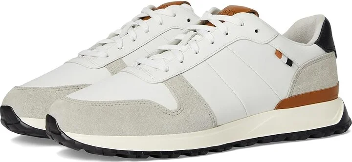 Allen Edmonds Lawson Lace Up Fashion Sneaker Men's Shoes White Leather : 7 D (M)