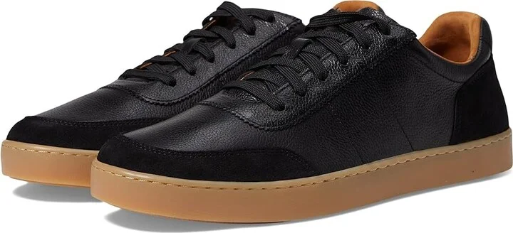 Allen Edmonds Liam U Throats Men's Shoes Black Leather : 9.5 D (M)