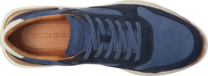 Allen Edmonds Lionel Lace-up Shoes Men's Shoes Navy Sea Leather & Suede : 8 D (M) - Image 2