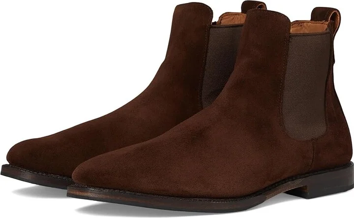 Allen Edmonds Liverpool Men's Boots Polo Brown Suede : 8.5 D (M), Leather/Suede
