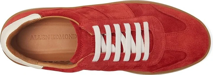 Allen Edmonds Ludlow Slip-on Shoes Men's Shoes True Red Suede : 12 D (M), Leather - Image 2
