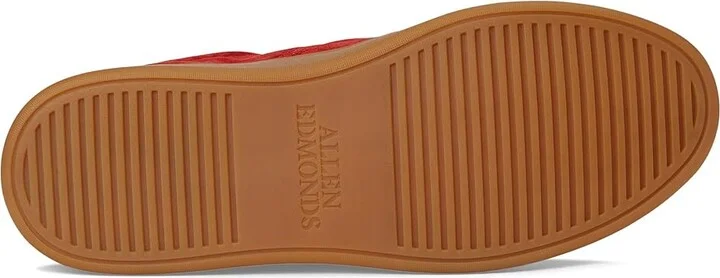 Allen Edmonds Ludlow Slip-on Shoes Men's Shoes True Red Suede : 12 D (M), Leather - Image 3