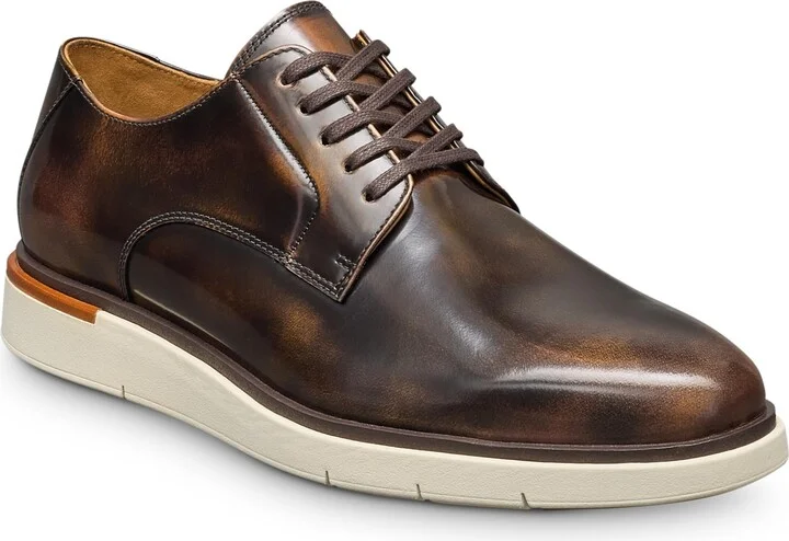 Allen Edmonds Mens Carson Sneaker Antique Bronze Leather