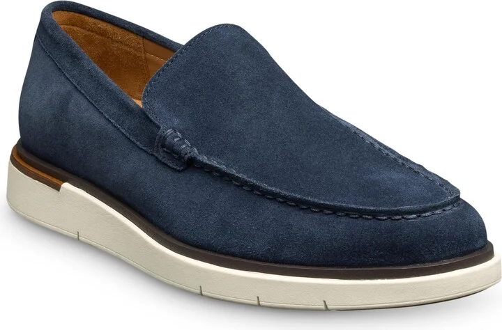 Navy Blue Suede