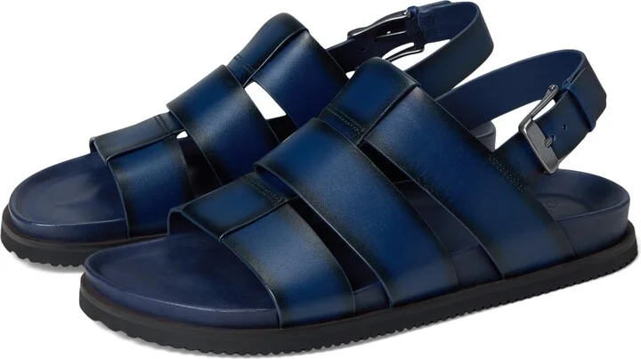 Navy Leather