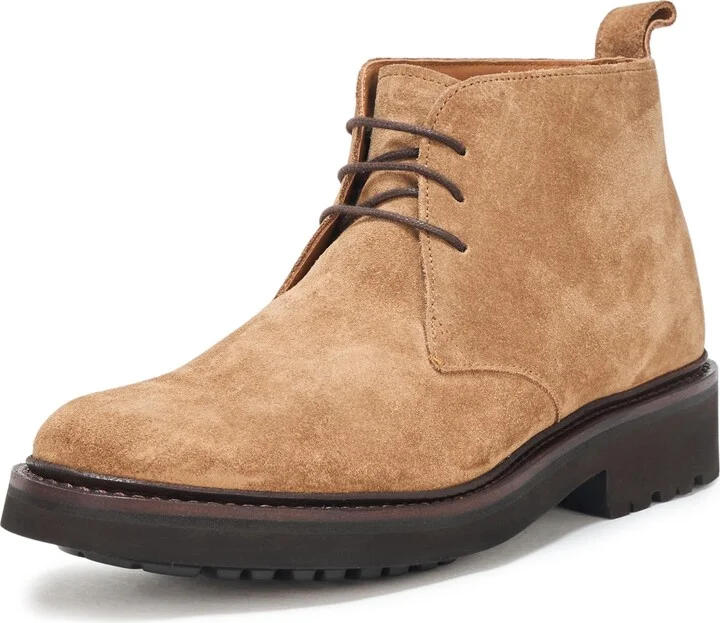 Allen Edmonds Mens Downing Lace Up Chukka Boot Tobacco Suede 8 D